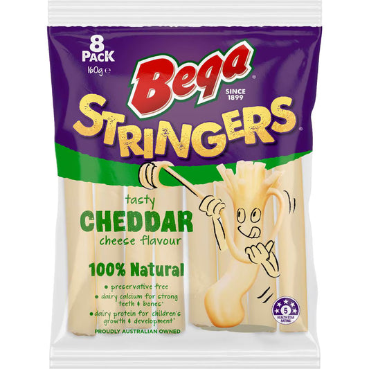 Cheese Snack Stringers Cheddar Cheese | 160g | Bega | YG-006567-WW-084950