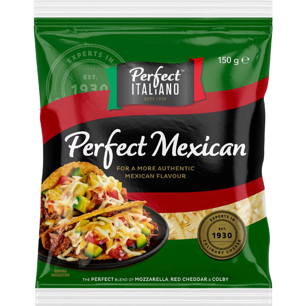 Grated Mexican Style Cheese Cheese | 150g | Perfect Italiano | YG-112368-MC-980985
