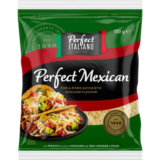Grated Mexican Style Cheese Cheese | 150g | Perfect Italiano | YG-112368-MC-980985