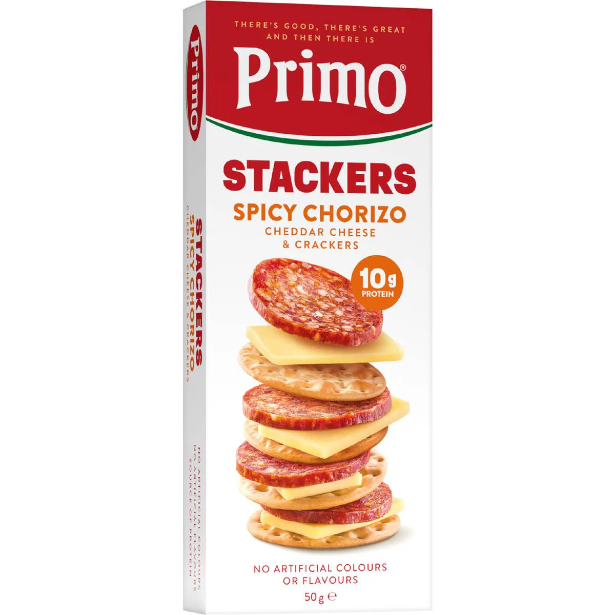 Stackers Spicy Chorizo Cheddar Cheese & Crackers | 50g | Primo | YG-112338-MC-980843