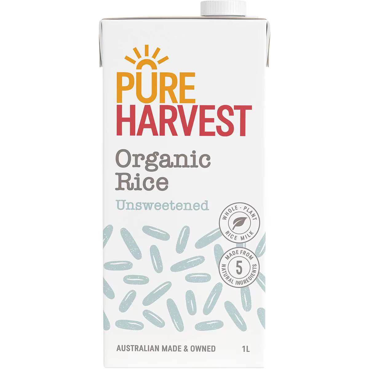 Organic Rice Unsweetened Long Life Milk UHT | 1L | Pureharvest | YG-008766-WW-085037