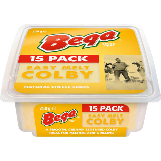 Colby Cheese Slices Slices | 250g | Bega | YG-006369-WW-085073