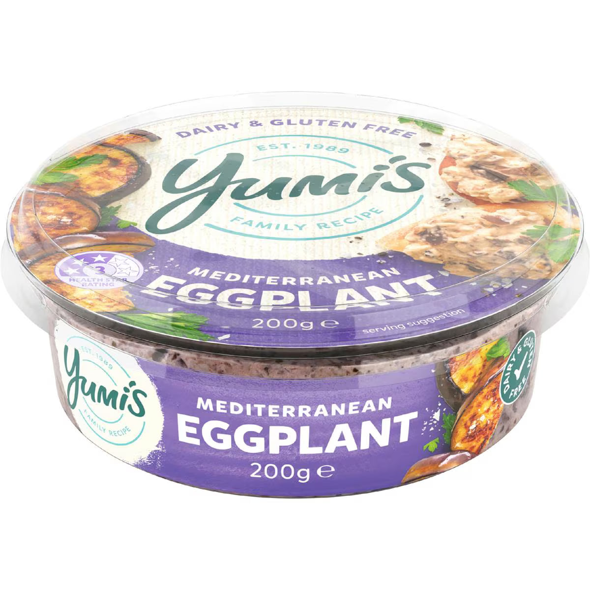 Eggplant Mediterranean Dip | 200g | Yumi's | YG-006282-WW-085122