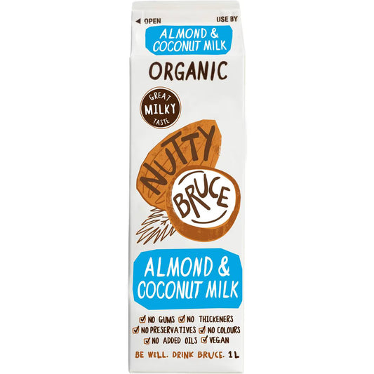 Organic Almond Coconut Plant Milk | 1L | Nutty Bruce | YG-007281-WW-085174