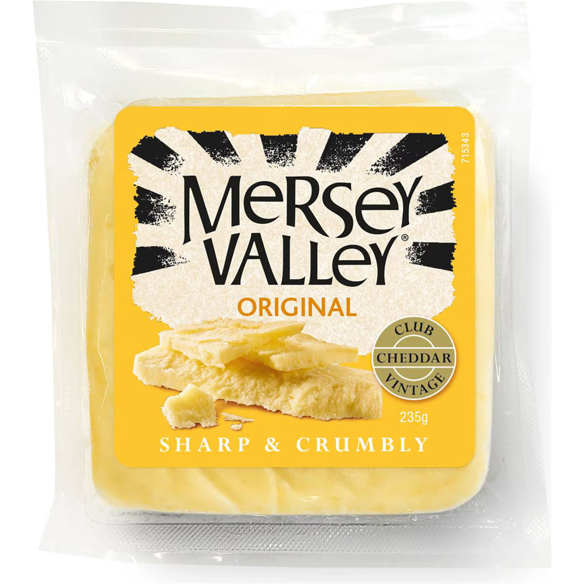 Original Cheddar Cheese Block Cheese | 235g | Mersey Valley | YG-006613-WW-085243