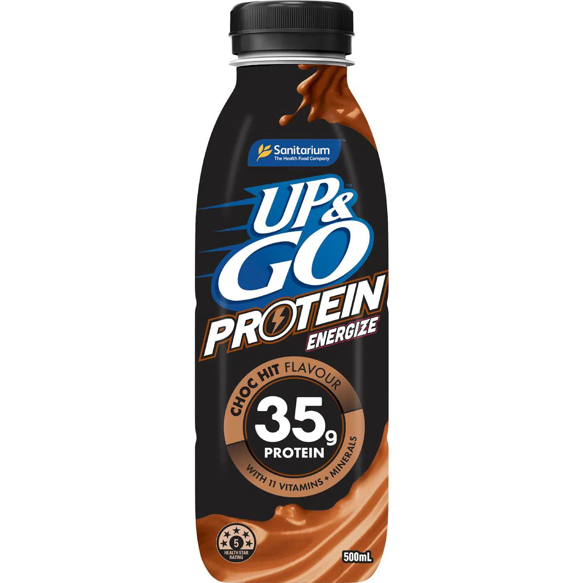Protein Energize Liquid Breakfast Choc | 500ml | Up&Go | YG-112730-MC-977772