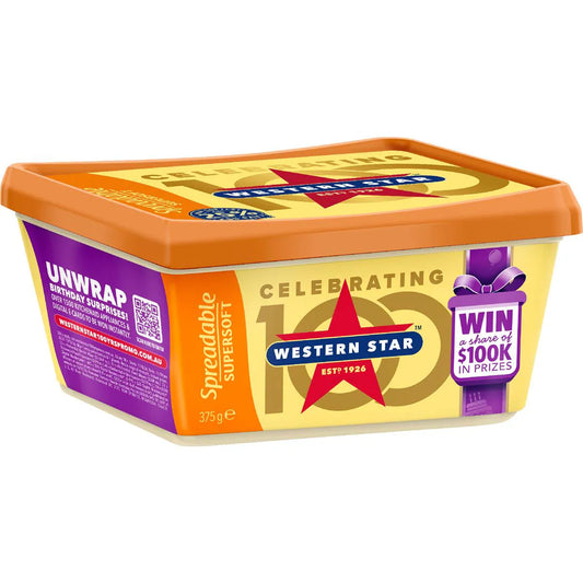 Spreadable Butter Blend Tub Supersoft | 375g | Western Star | YG-112355-MC-980936