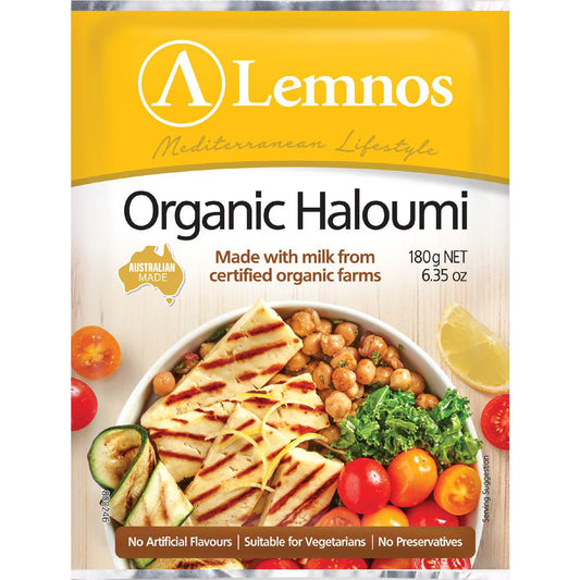 Organic Haloumi Cheese | 180g | Lemnos | YG-006363-WW-085494