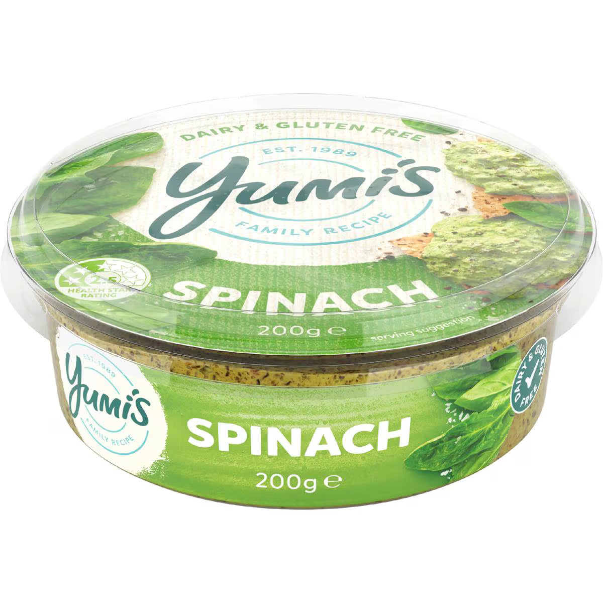 Creamed Spinach Dip | 200g | Yumi's | YG-006307-WW-085506