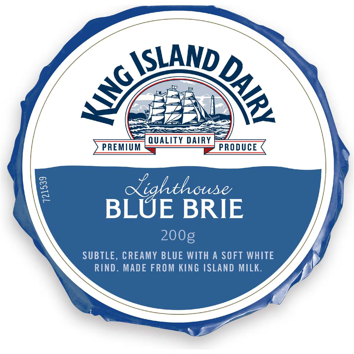 Dairy Lighthouse Blue Cheese Cheese | 200g | King Island | YG-006672-WW-085828