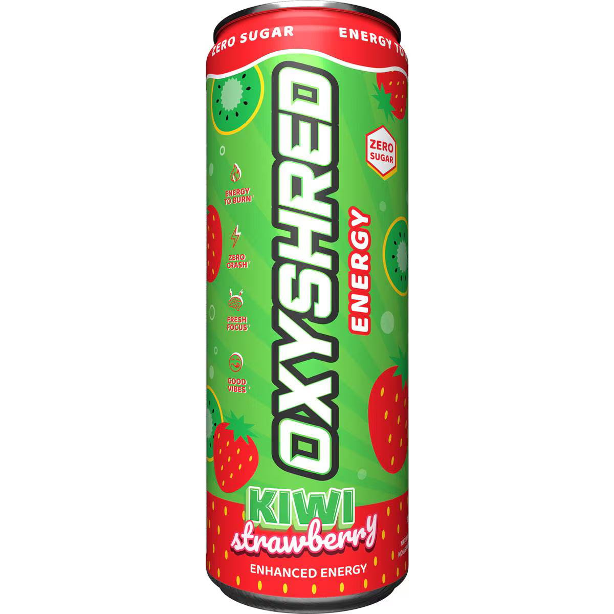 Energy Drink Kiwi Strawberry Can | 355ml | Oxyshred | YG-111510-MC-975606