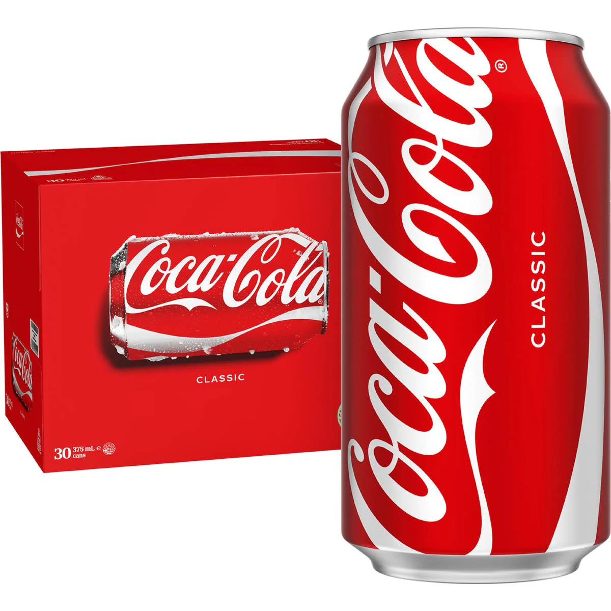 Classic Soft Drink Cans | 375ml x 30 Pack | Coca-Cola | YG-006882-MC-975753