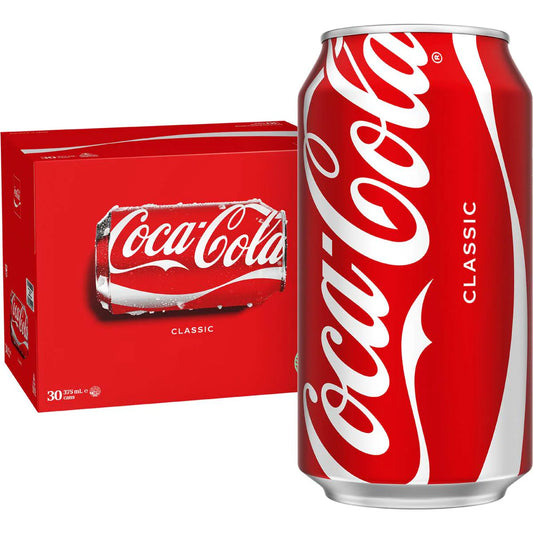 Classic Soft Drink Cans | 375ml x 30 Pack | Coca-Cola | YG-006882-MC-975753