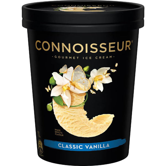 Ice Cream Classic Vanilla Tub | 1L | Connoisseur | YG-113046-MC-980234