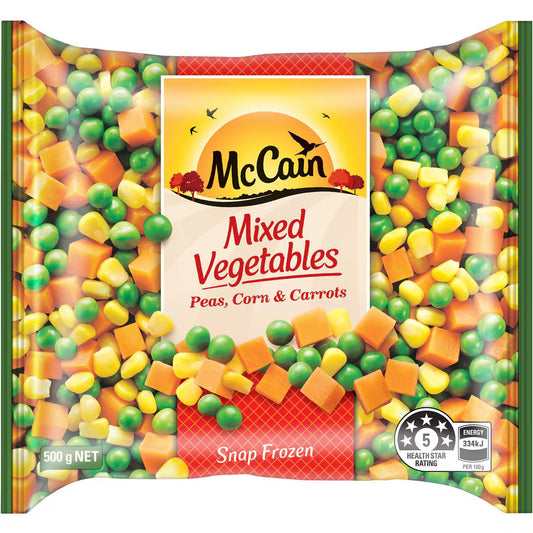 Mixed Vegetables Peas Corn & Carrot | 500g | Mccain | YG-006681-MC-980350