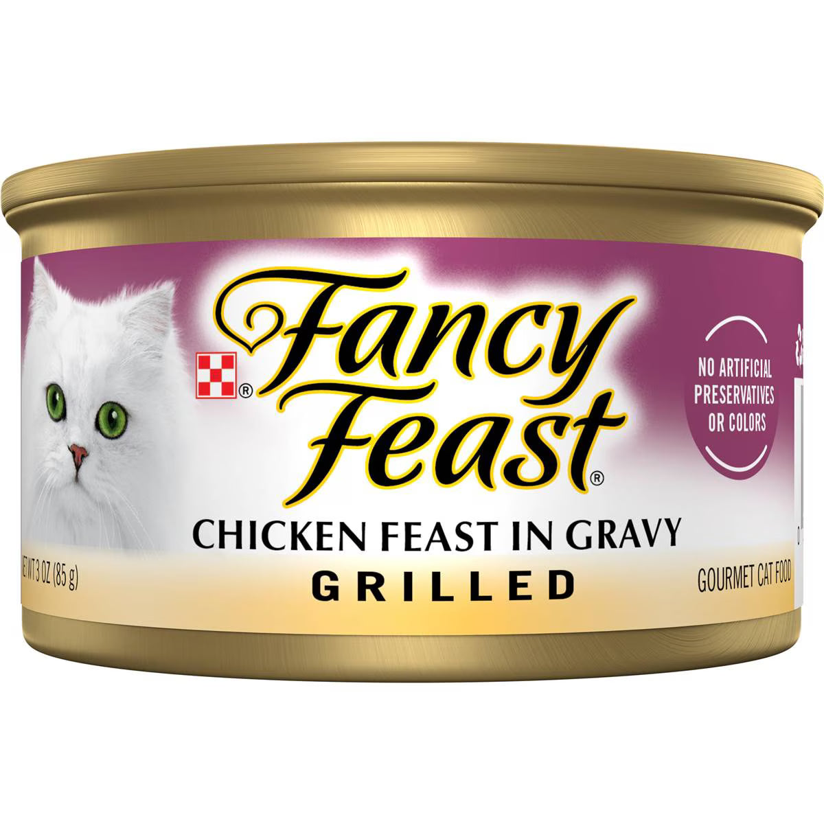 Adult Classic Chicken Feast Gravy Grilled Wet Cat Food | 85g | Fancy Feast | YG-112980-MC-978812