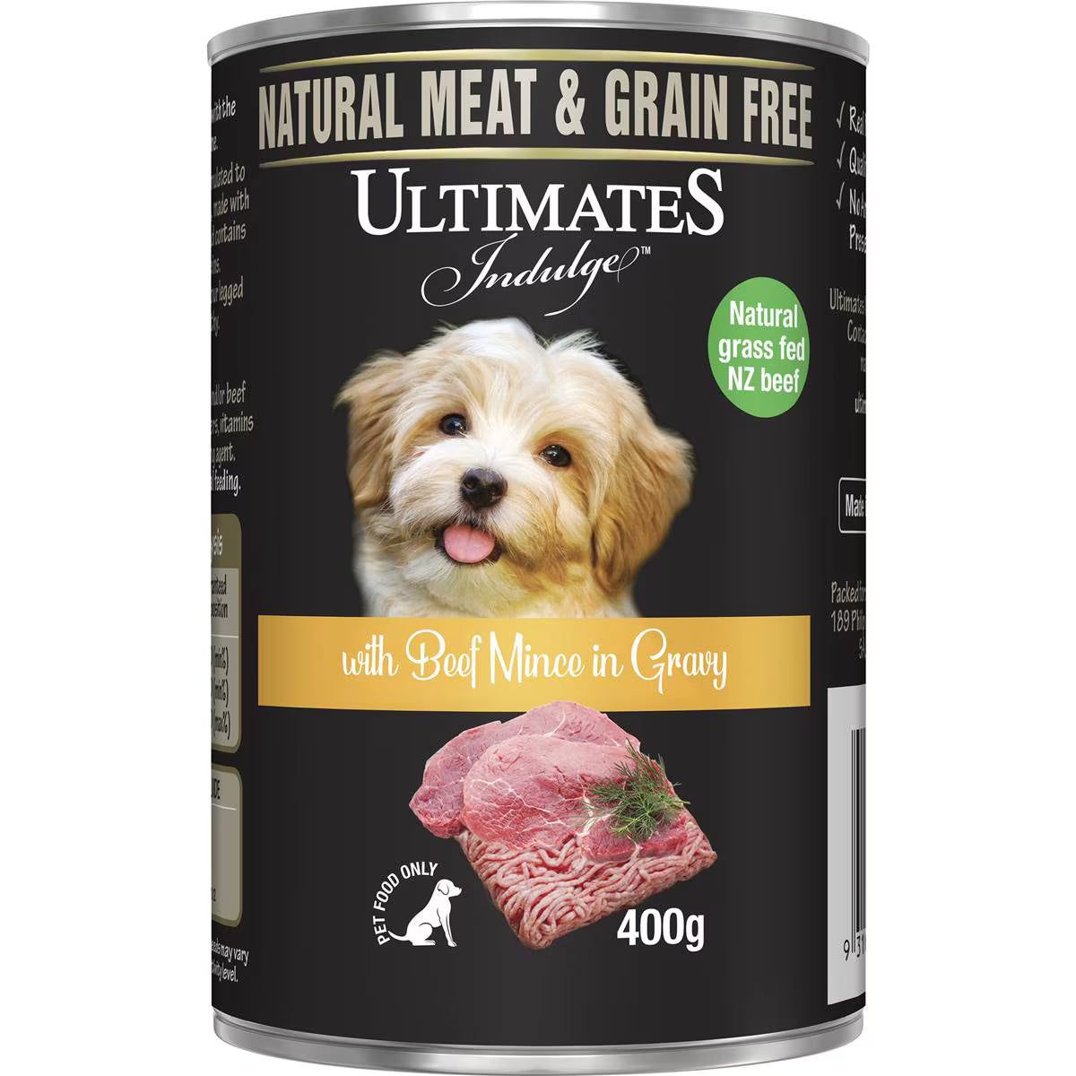 Wet Dog Food Beef Mince In Gravy | 400g | Ultimates Indulge | YG-112143-MC-978757