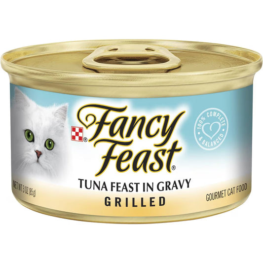 Adult Classic Tuna Feast In Gravy Grilled Wet Cat Food | 85g | Fancy Feast | YG-112160-MC-978810