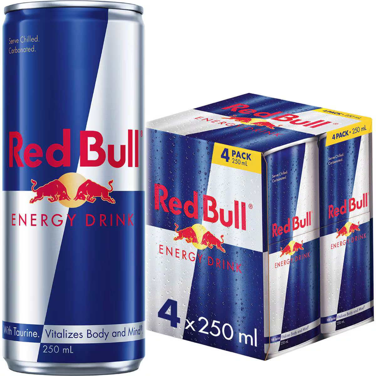 Energy Drink | 250ml x 4 Pack | Red Bull | YG-006766-MC-975420