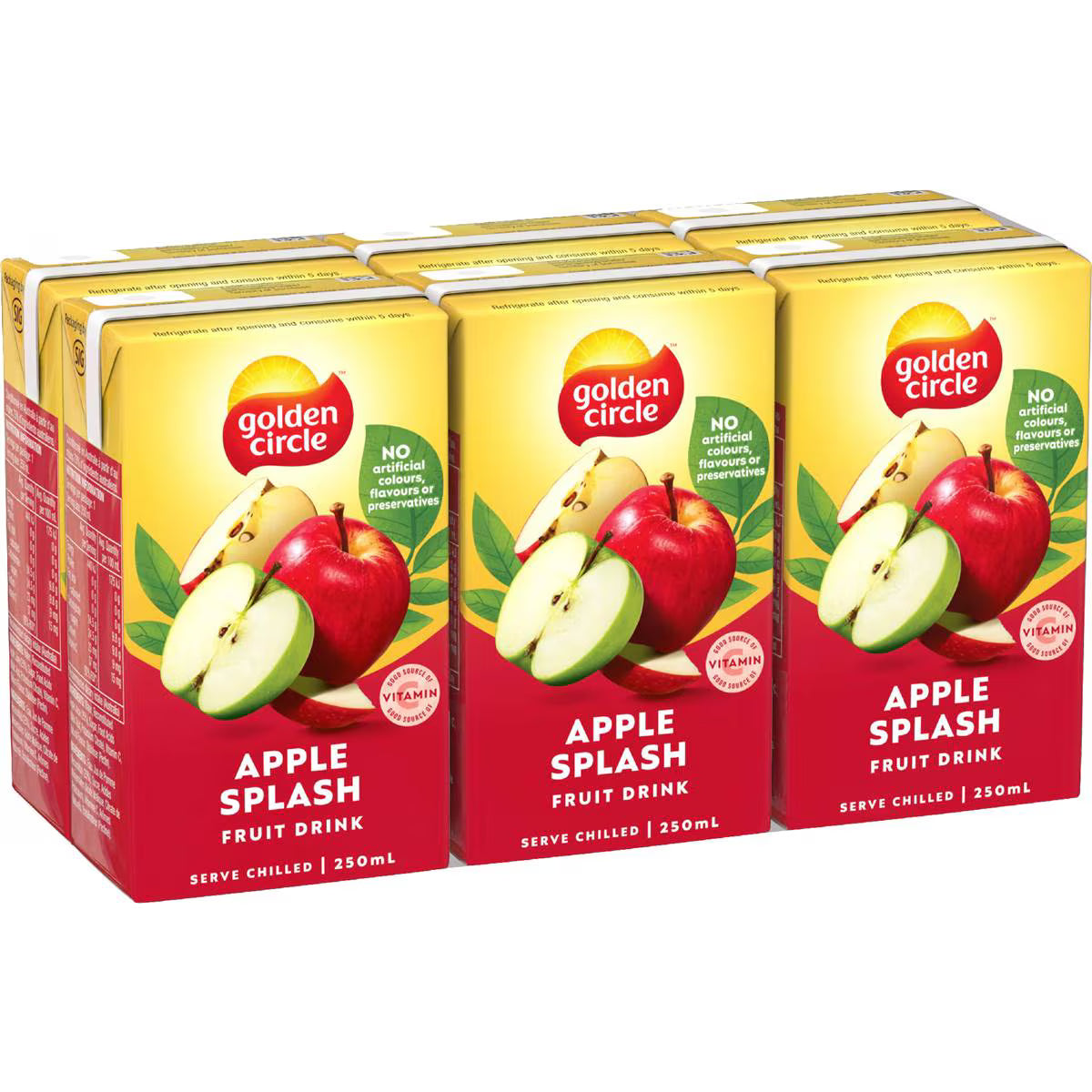 Apple Splash Poppers | 250ml x 6 Pack | Golden Circle | YG-111504-MC-975590