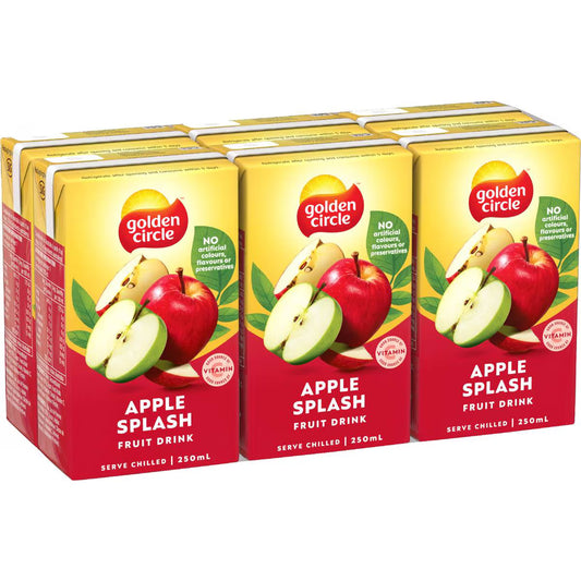 Apple Splash Poppers | 250ml x 6 Pack | Golden Circle | YG-111504-MC-975590