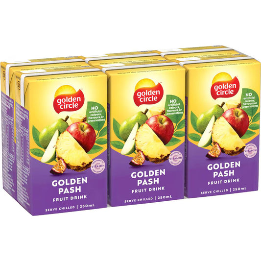Golden Pash Poppers | 250ml x 6 Pack | Golden Circle | YG-111501-MC-975576