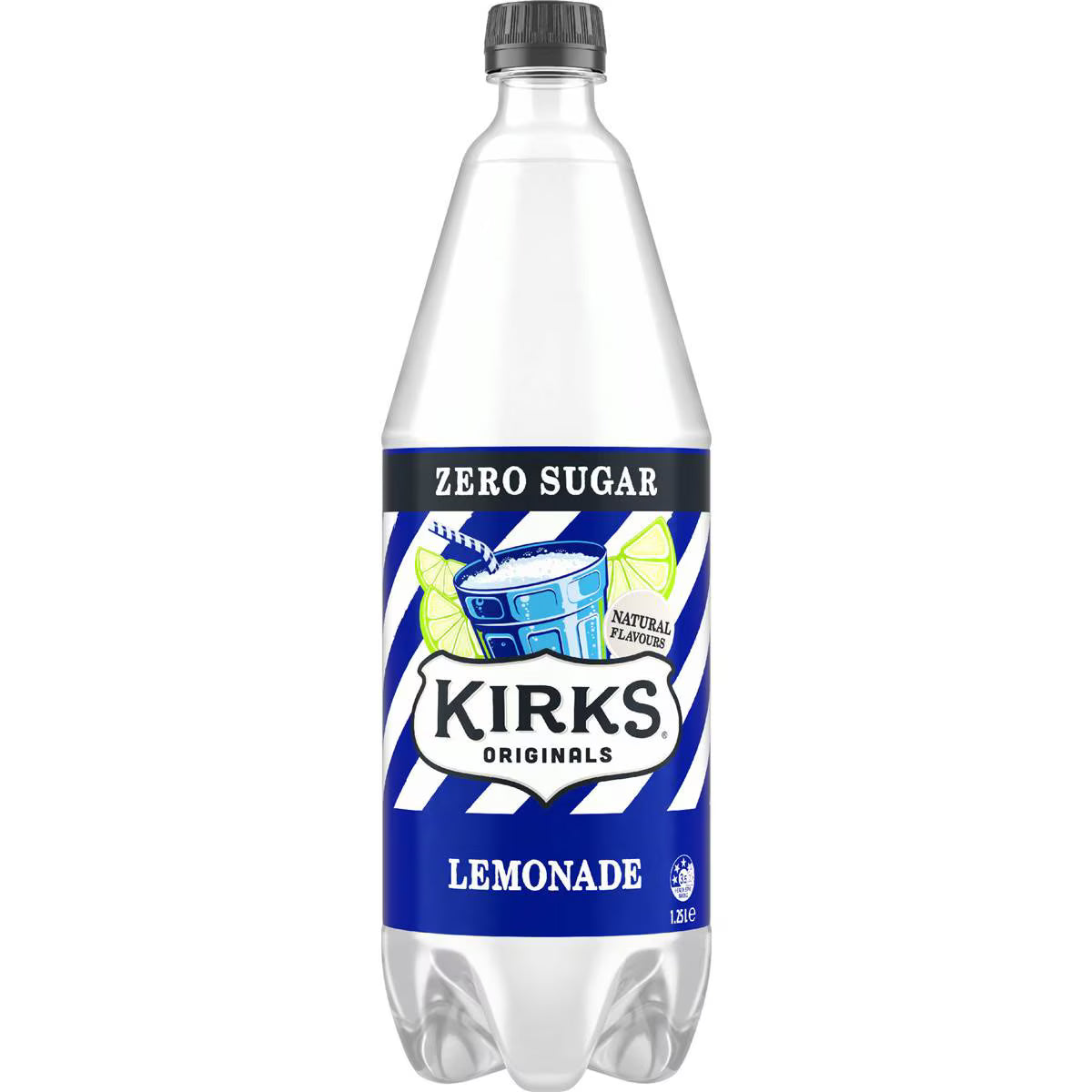 Sugar Free Lemonade Soft Drink Bottle | 1.25l | Kirks | YG-012385-WW-091377