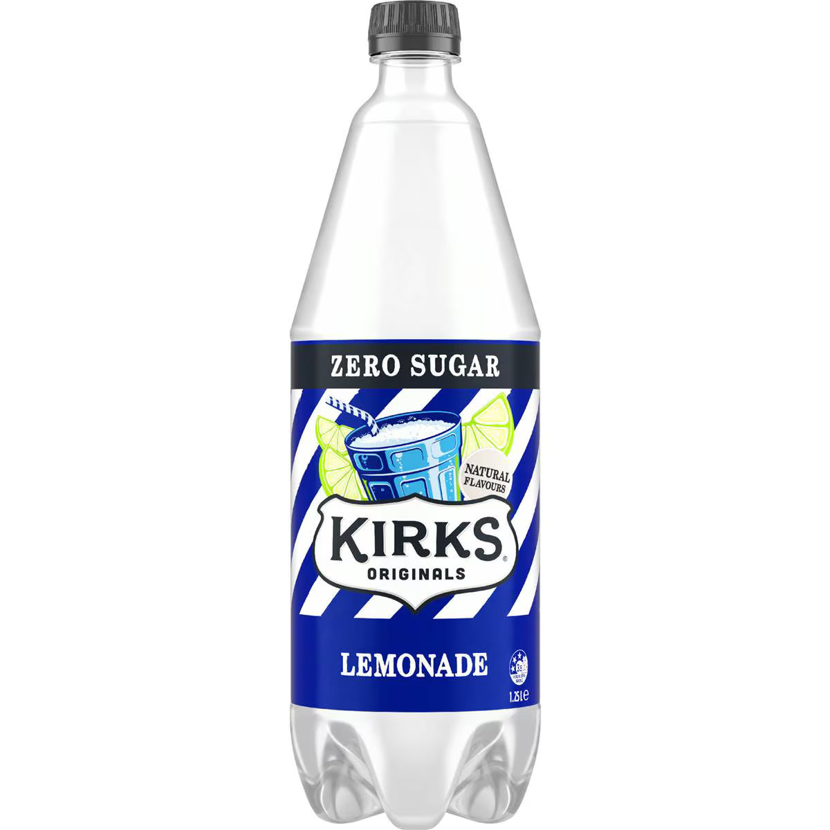 Sugar Free Lemonade Soft Drink Bottle | 1.25l | Kirks | YG-012385-WW-091377