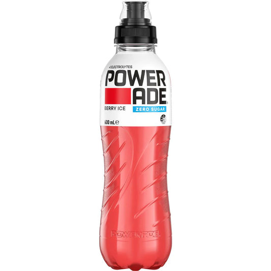 Berry Ice Zero Sports Drink Sipper Cap | 600ml | Powerade | YG-111495-MC-975568