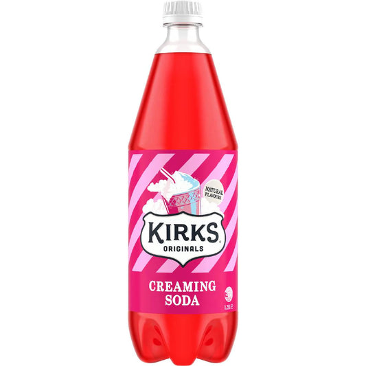 Creaming Soda Soft Drink Bottle | 1.25l | Kirks | YG-006517-WW-091397