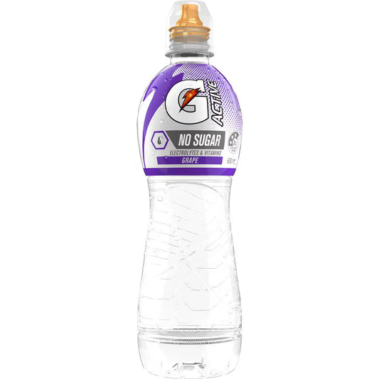G Active Water Sports Drinks Grape Electrolyte Sugar Free | 600ml | Gatorade | YG-111425-MC-975351