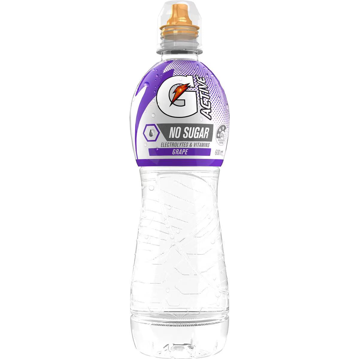G Active Water Sports Drinks Grape Electrolyte Sugar Free | 600ml | Gatorade | YG-111425-MC-153809