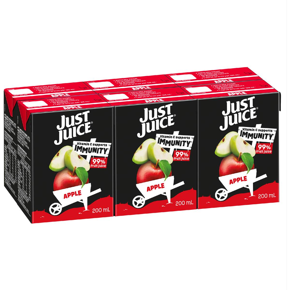 Apple Poppers Multipack | 200ml x 6 Pack | Just Juice | YG-112459-MC-975591