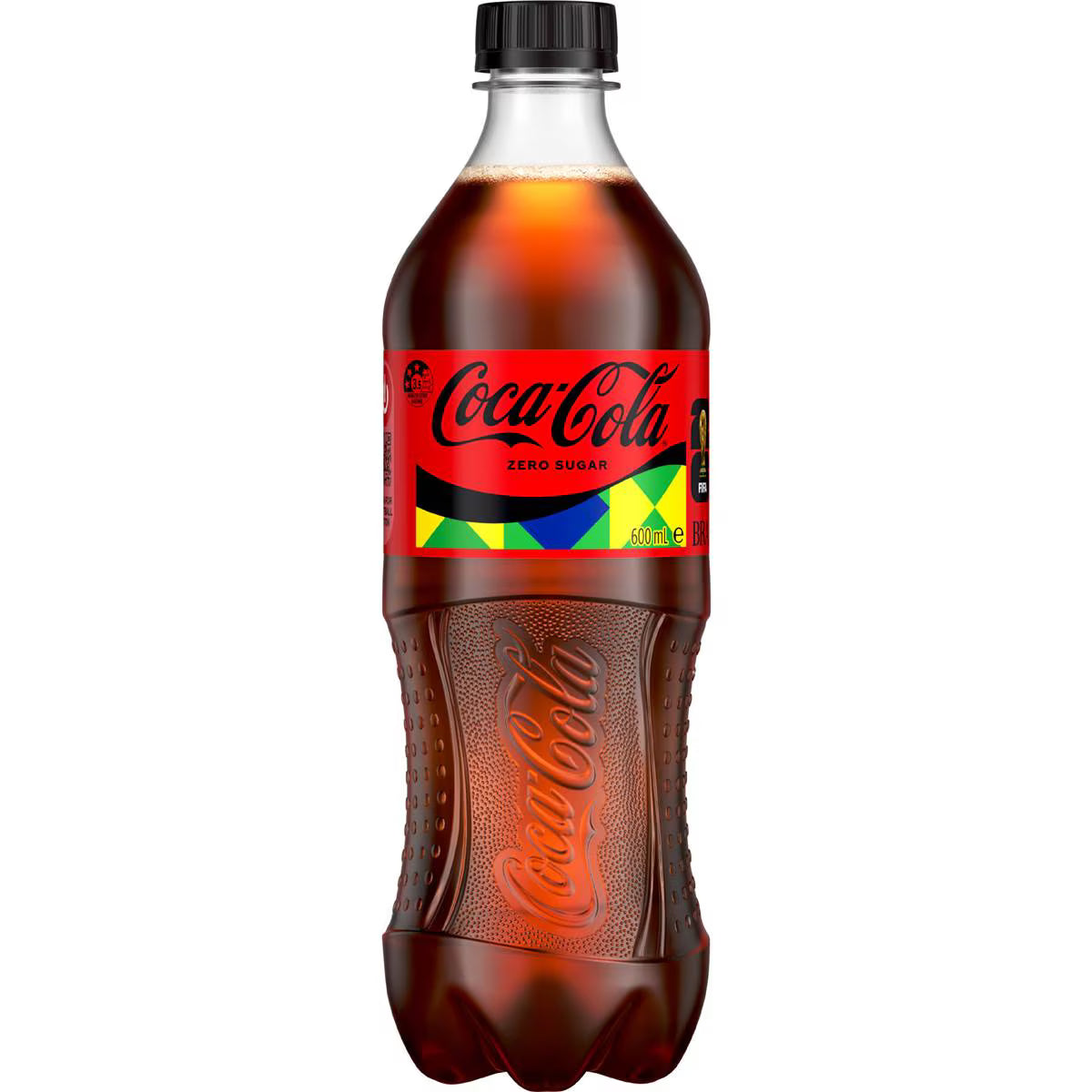 Zero Sugar Soft Drink Bottle | 600ml | Coca-Cola | YG-112480-MC-975692