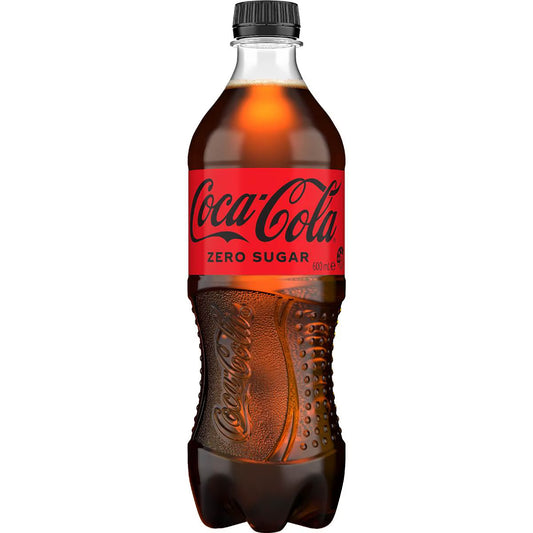 Zero Sugar Soft Drink Bottle | 600ml | Coca-Cola | YG-112480-MC-975692