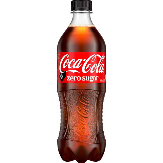 Zero Sugar Soft Drink Bottle | 600ml | Coca-Cola | YG-112480-MC-153452