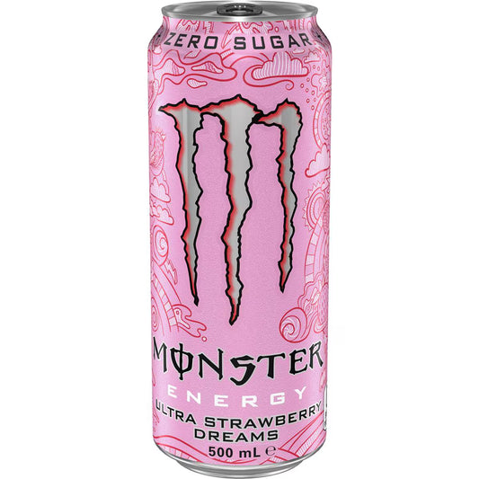 Ultra Strawberry Dreams Drink | 500ml | Monster Energy | YG-111537-MC-975697