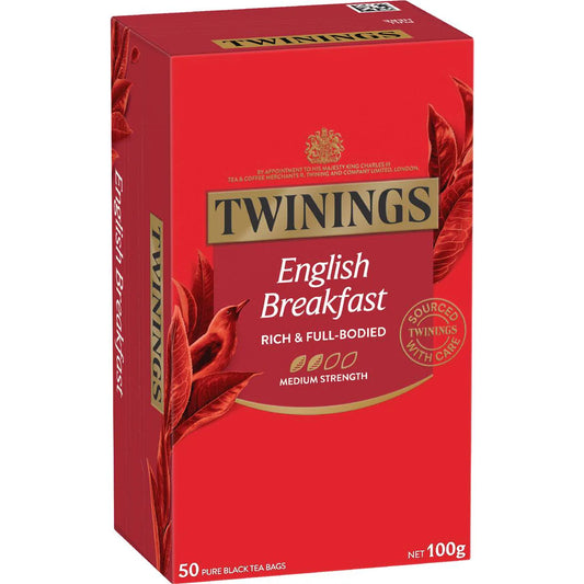 English Breakfast Tea Bags Tea Bags | 50 Pack | Twinings | YG-111882-MC-977838