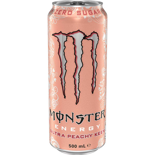 Ultra Peachy Keen Energy Drink | 500ml | Monster | YG-111535-MC-975689