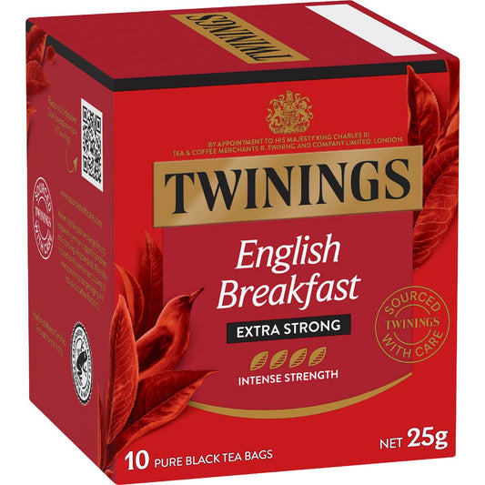 English Breakfast Extra Strong Tea Bags | 10 Pack | Twinings | YG-112747-MC-977832