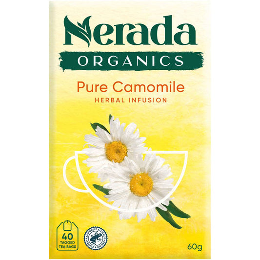 Organic Camomile Tea Bags | 40 Pack | Nerada | YG-010056-WW-091686
