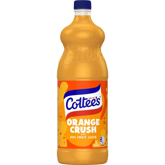 Orange Cordial Orange Crush With 40 Fruit Juice | 1L | Cottee's | YG-111469-MC-975482