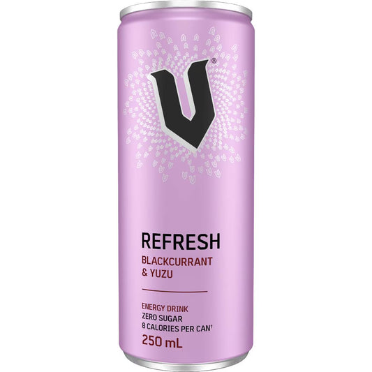 Refresh Energy Drink Zero Sugar Blackcurrant & Yuzu | 250ml | V Energy | YG-112412-MC-975384