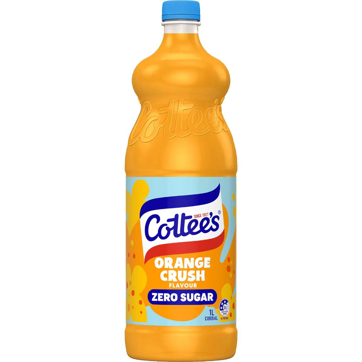 Zero Sugar Orange Cordial Orange Crush Sugar Free | 1L | Cottee's | YG-112435-MC-975485