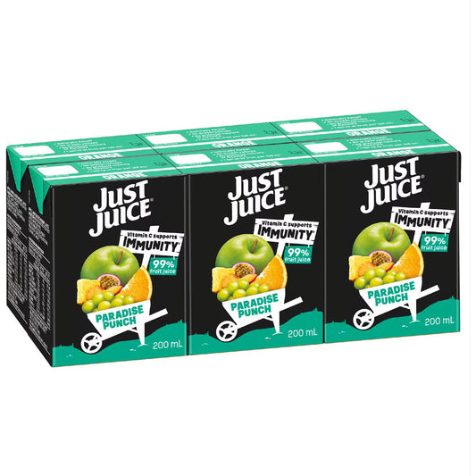 Paradise Punch Poppers | 200ml x 6 Pack | Just Juice | YG-111492-MC-975563