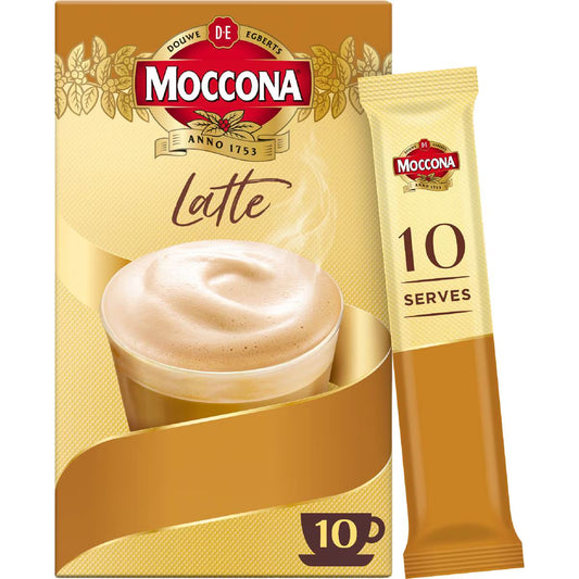 Coffee Sachets Latte | 10 Pack | Moccona | YG-112765-MC-977909