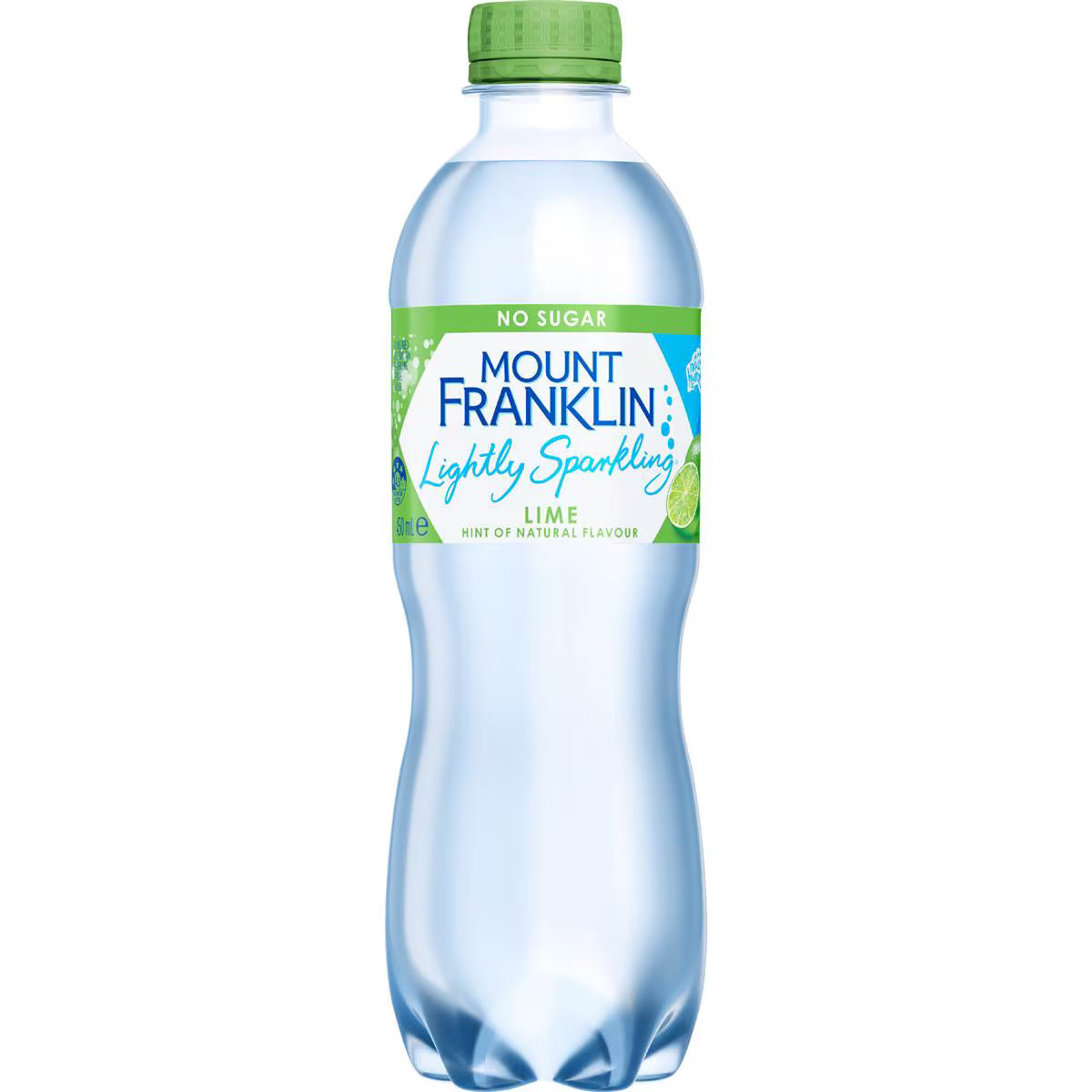 Mineral Water Lightly Sparkling Lime Bottle | 450ml | Mount Franklin | YG-111553-MC-975758