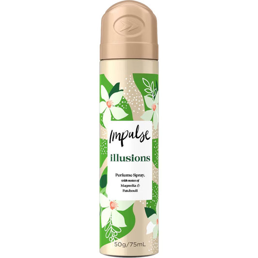 Body Spray Aerosol Deodorant Illusions | 75ml | Impulse | YG-007972-MC-978061