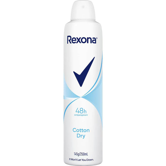 Women 48hr Deodorant Aerosol Cotton Dry | 250ml | Rexona | YG-112809-MC-978057