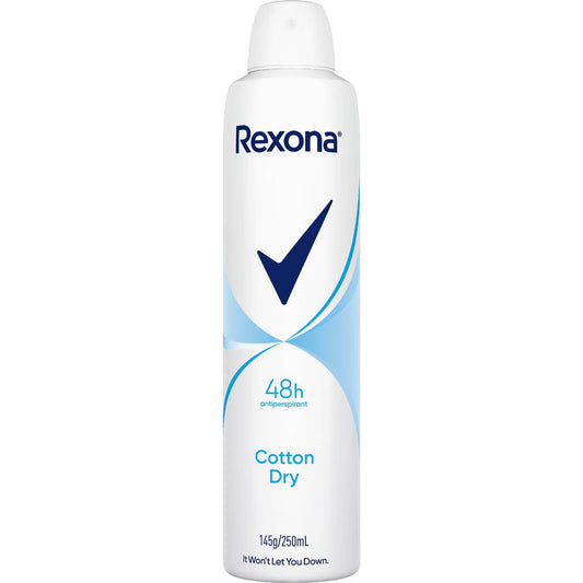 Women 48hr Deodorant Aerosol Cotton Dry | 250ml | Rexona | YG-112809-MC-151099